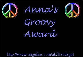 Anna's Groovy award
