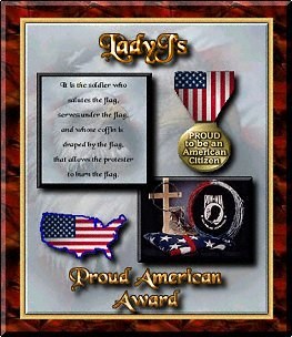 Lady J's Patriotic Award