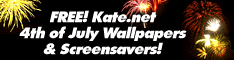 Kate.net: 4th of July Screen Saver, 4th of July Wallpapers, Links
