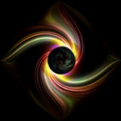 Subtle Orgasm in Space and Time Background