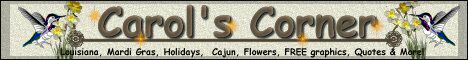 Carols banner