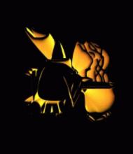 Golden Glow Witch