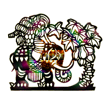 Woman on Elephant